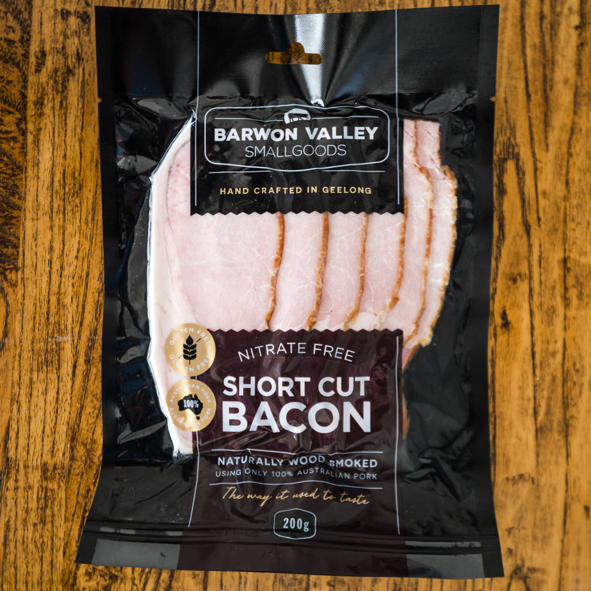 200g Sliced Nitrate Free Bacon Packets