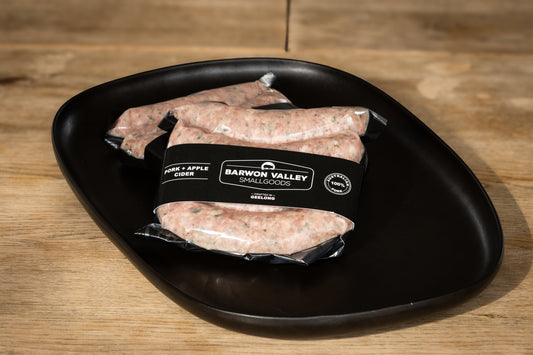 Pork and Apple Cider Sausages